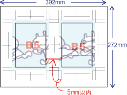 B5サイズ×2